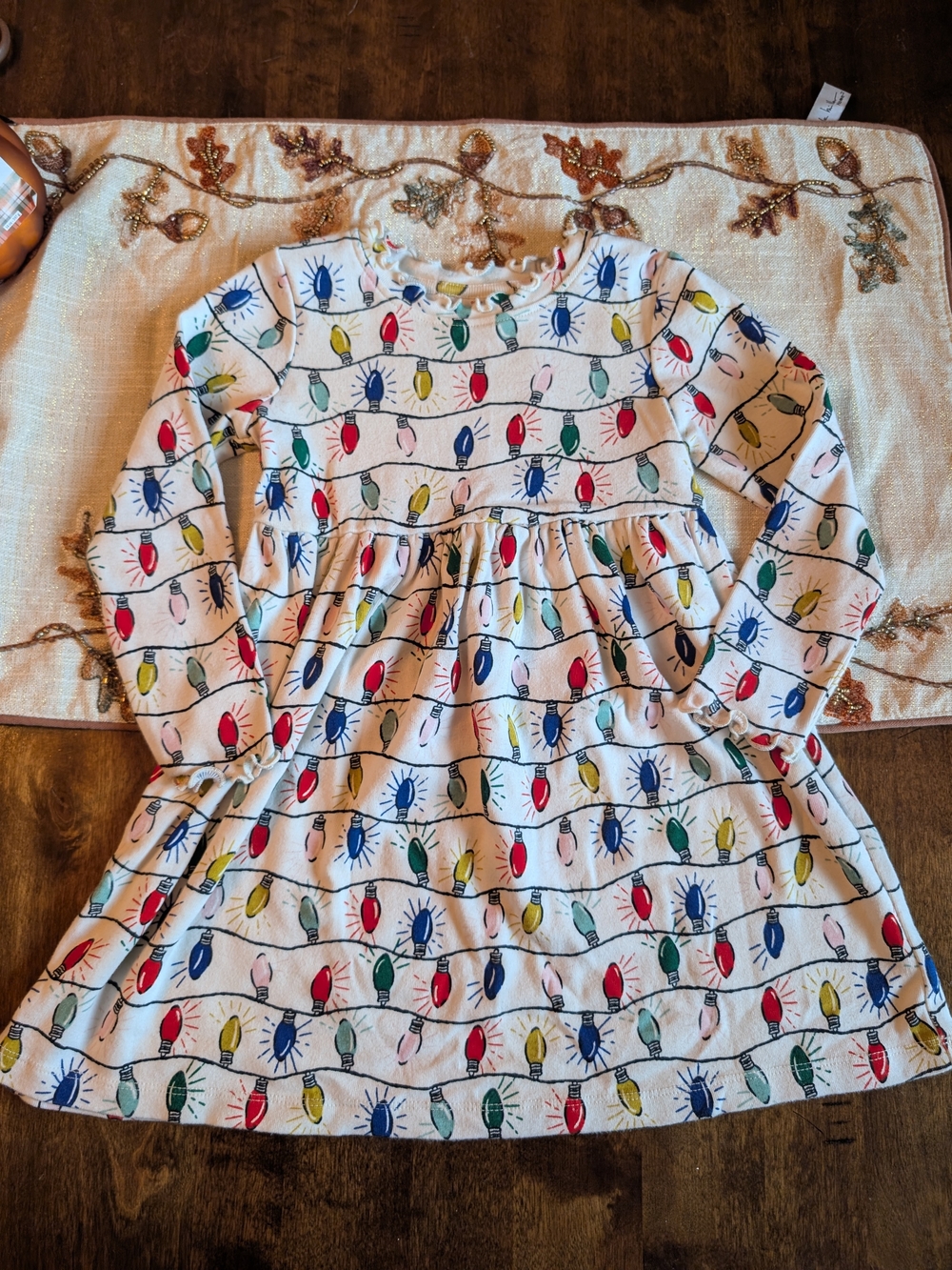 Hanna Andersson Girls Holiday Light Dress/ Size 3T